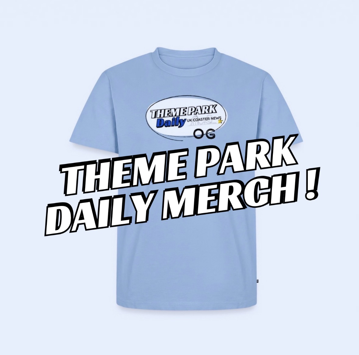 THEME PARK DAILY MERCH IS NOW AVAILABLE!